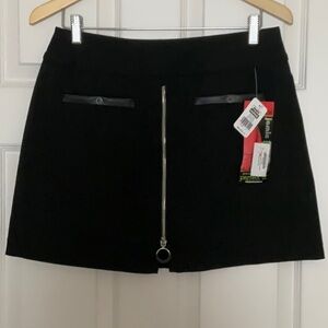 Jamie Sadock Black Skort with Zipper Detail